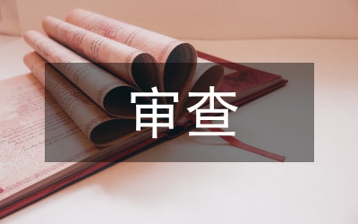 投資項目審查工作意見