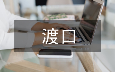 渡口渡船安全管理方案